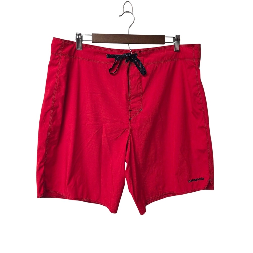 Patagonia Board Shorts Men‎ 38 Red Swim Trunks Surfing Outdoor Beach Activewear